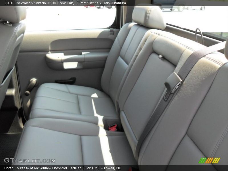 Summit White / Dark Titanium 2010 Chevrolet Silverado 1500 Crew Cab