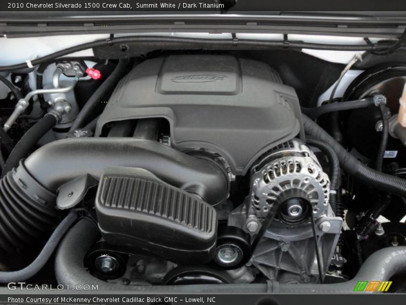 Summit White / Dark Titanium 2010 Chevrolet Silverado 1500 Crew Cab