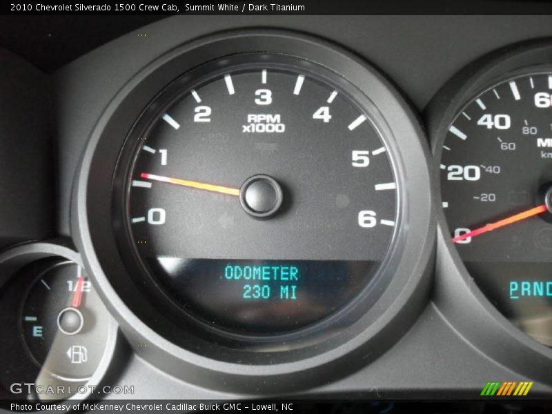 Summit White / Dark Titanium 2010 Chevrolet Silverado 1500 Crew Cab