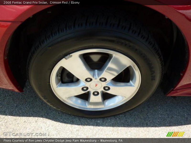 Crimson Red / Ebony 2008 Pontiac Grand Prix Sedan