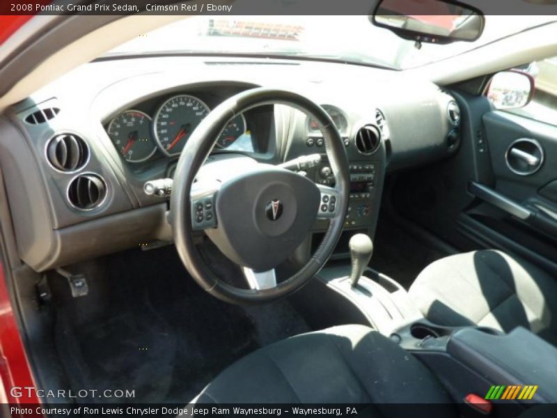 Crimson Red / Ebony 2008 Pontiac Grand Prix Sedan