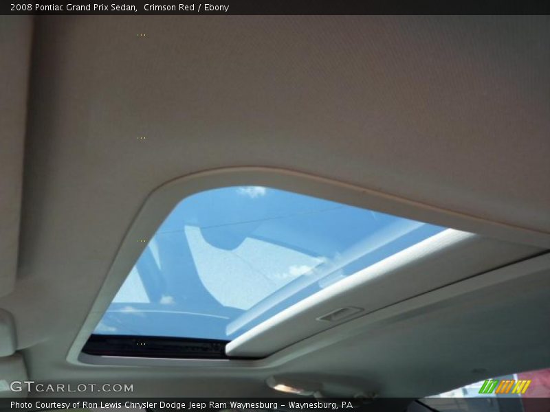 Crimson Red / Ebony 2008 Pontiac Grand Prix Sedan