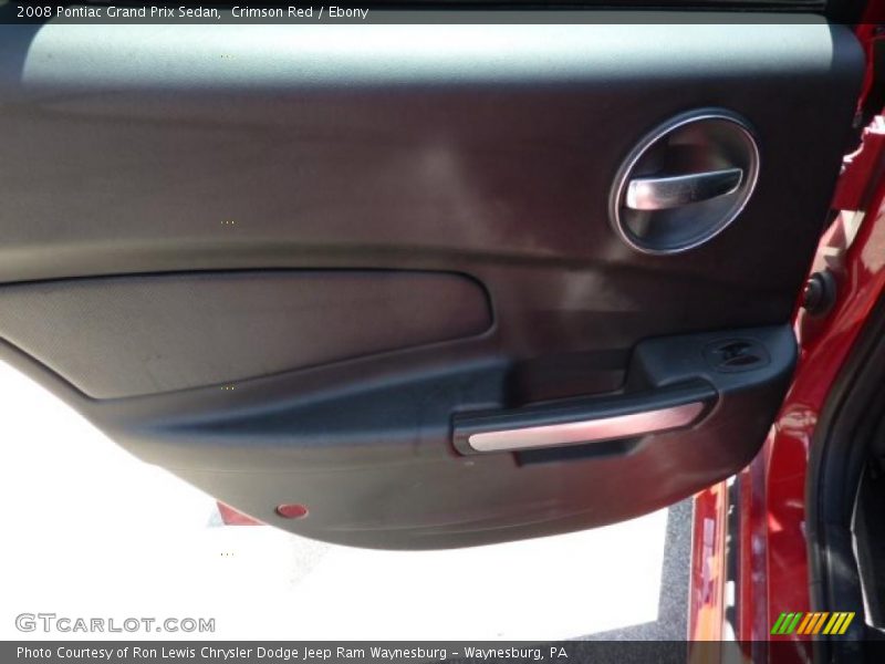 Crimson Red / Ebony 2008 Pontiac Grand Prix Sedan