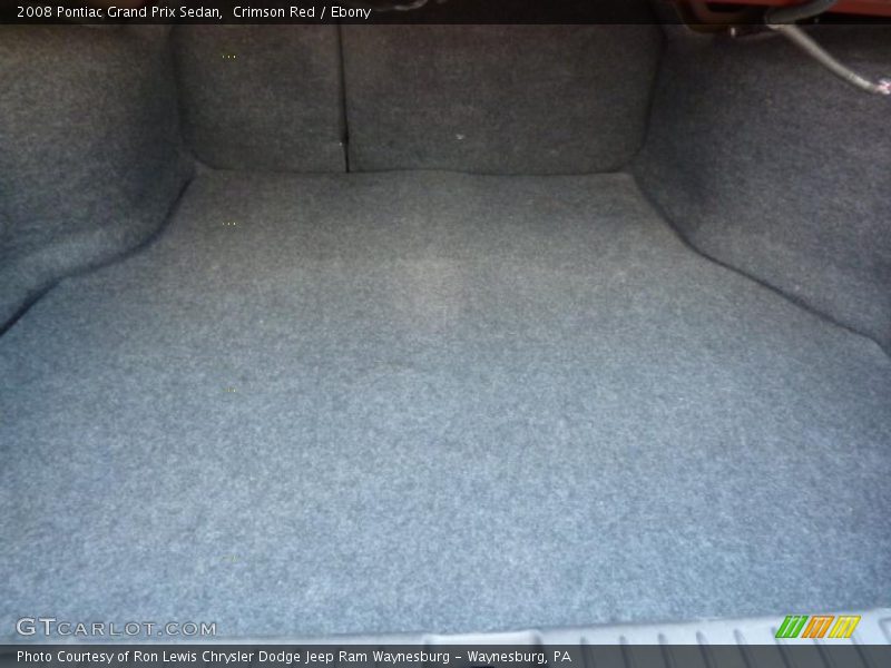 Crimson Red / Ebony 2008 Pontiac Grand Prix Sedan