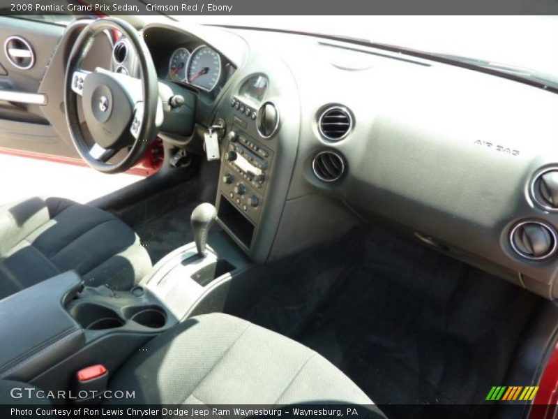 Crimson Red / Ebony 2008 Pontiac Grand Prix Sedan