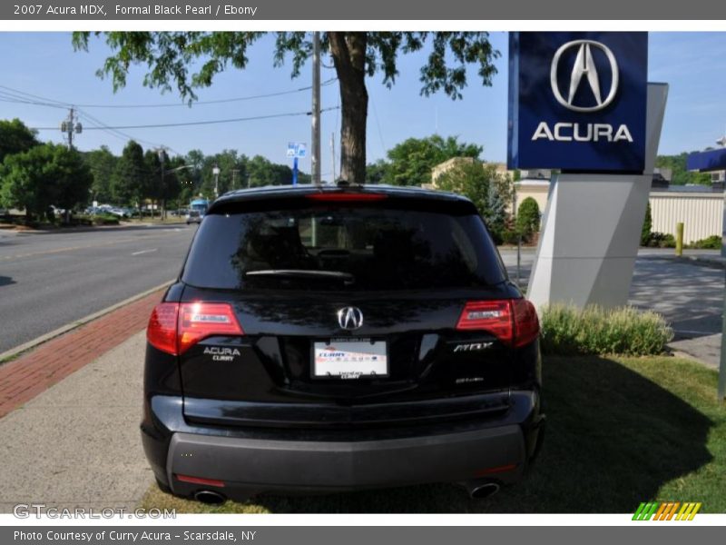 Formal Black Pearl / Ebony 2007 Acura MDX