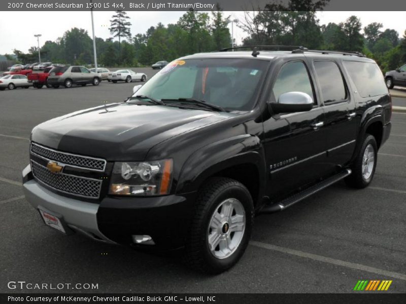 Black / Light Titanium/Ebony 2007 Chevrolet Suburban 1500 LS 4x4