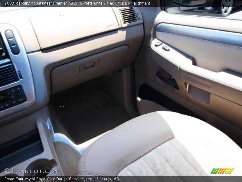 Oxford White / Medium Dark Parchment 2003 Mercury Mountaineer Premier AWD