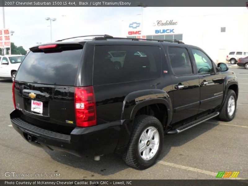 Black / Light Titanium/Ebony 2007 Chevrolet Suburban 1500 LS 4x4