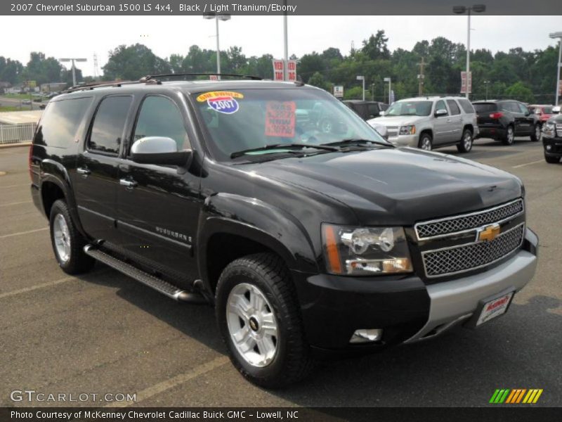 Black / Light Titanium/Ebony 2007 Chevrolet Suburban 1500 LS 4x4