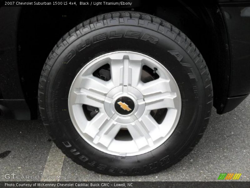 Black / Light Titanium/Ebony 2007 Chevrolet Suburban 1500 LS 4x4