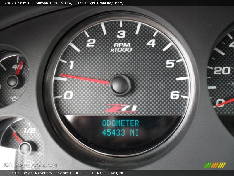 Black / Light Titanium/Ebony 2007 Chevrolet Suburban 1500 LS 4x4