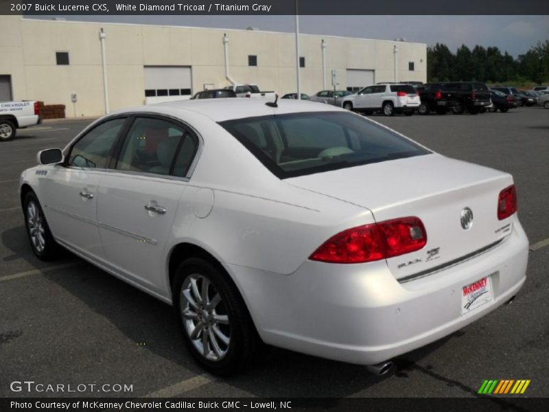 White Diamond Tricoat / Titanium Gray 2007 Buick Lucerne CXS