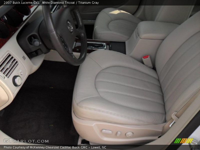 White Diamond Tricoat / Titanium Gray 2007 Buick Lucerne CXS