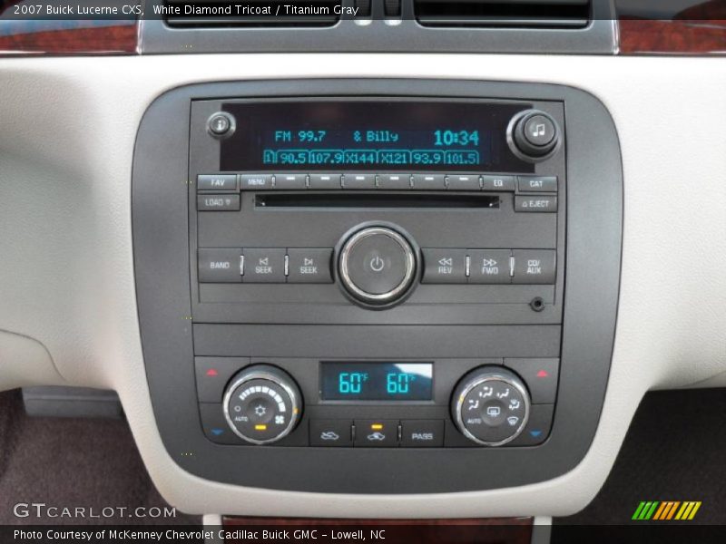 White Diamond Tricoat / Titanium Gray 2007 Buick Lucerne CXS