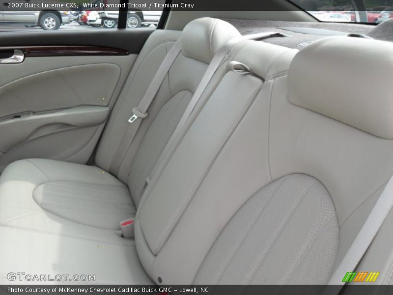 White Diamond Tricoat / Titanium Gray 2007 Buick Lucerne CXS