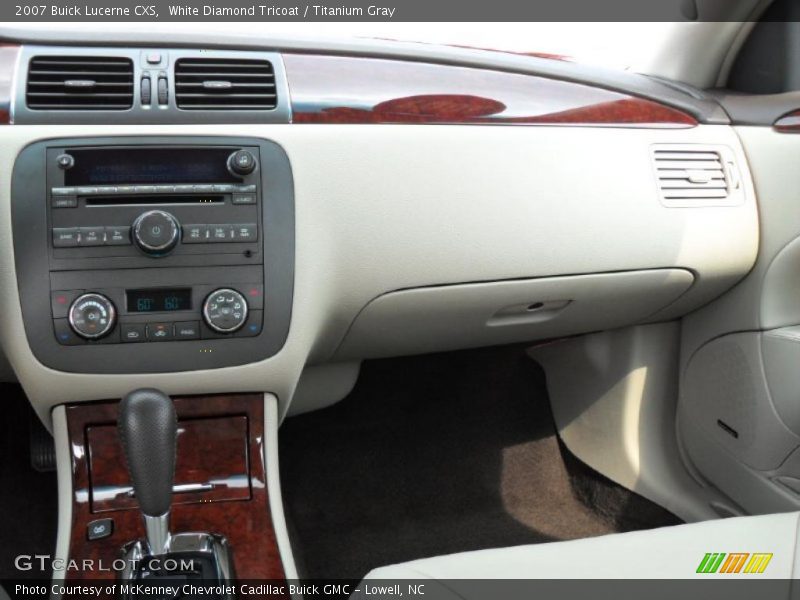 White Diamond Tricoat / Titanium Gray 2007 Buick Lucerne CXS