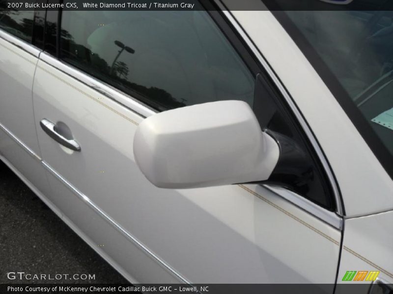 White Diamond Tricoat / Titanium Gray 2007 Buick Lucerne CXS