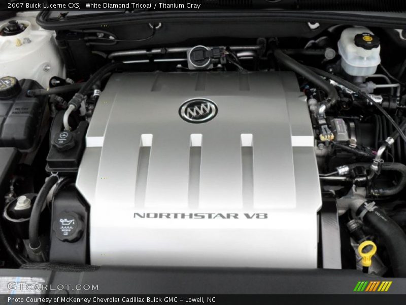 White Diamond Tricoat / Titanium Gray 2007 Buick Lucerne CXS