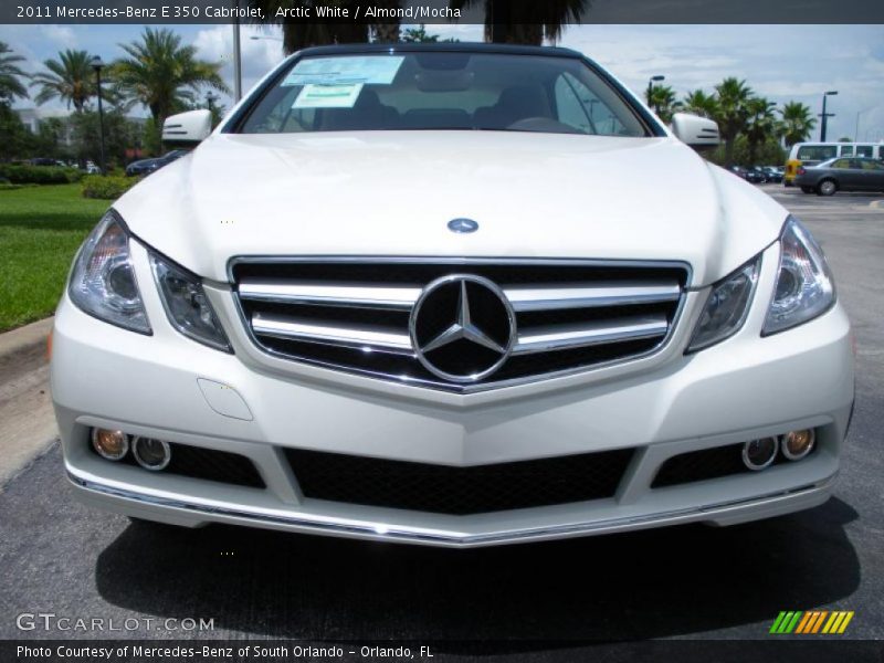 Arctic White / Almond/Mocha 2011 Mercedes-Benz E 350 Cabriolet