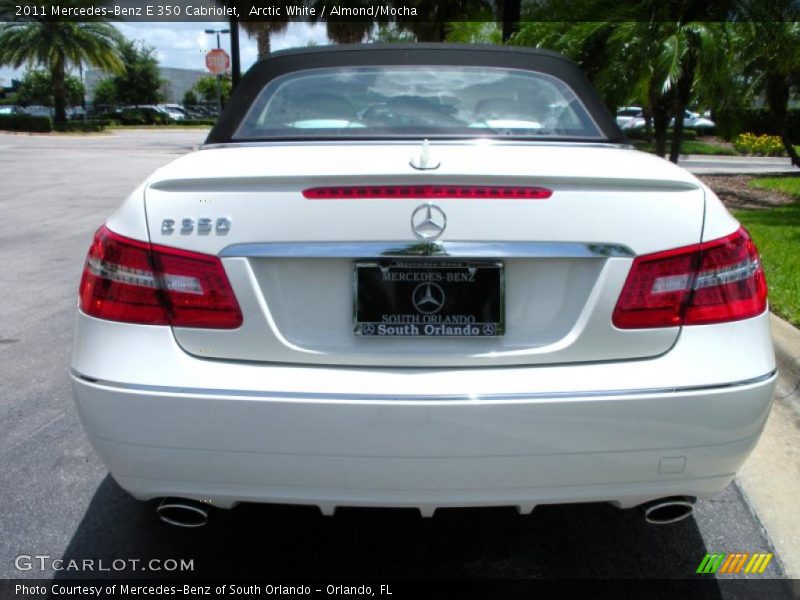 Arctic White / Almond/Mocha 2011 Mercedes-Benz E 350 Cabriolet