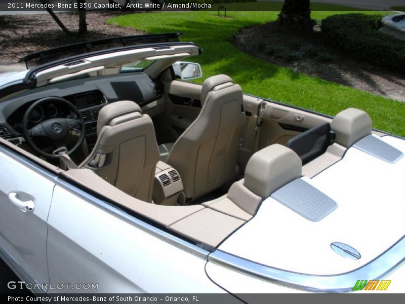 Arctic White / Almond/Mocha 2011 Mercedes-Benz E 350 Cabriolet