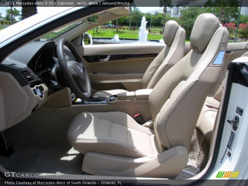 Arctic White / Almond/Mocha 2011 Mercedes-Benz E 350 Cabriolet