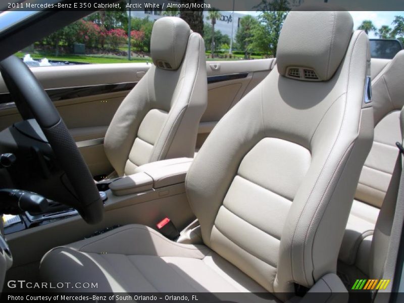 Arctic White / Almond/Mocha 2011 Mercedes-Benz E 350 Cabriolet