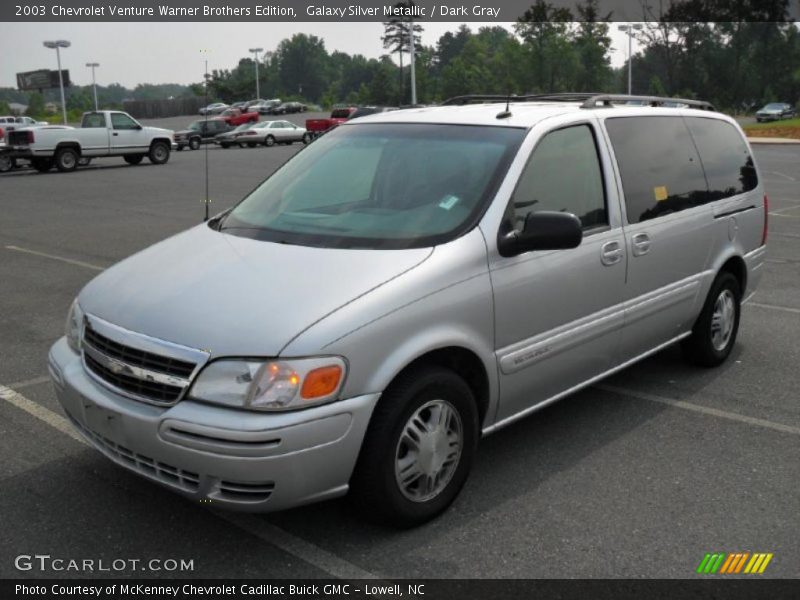 Galaxy Silver Metallic / Dark Gray 2003 Chevrolet Venture Warner Brothers Edition