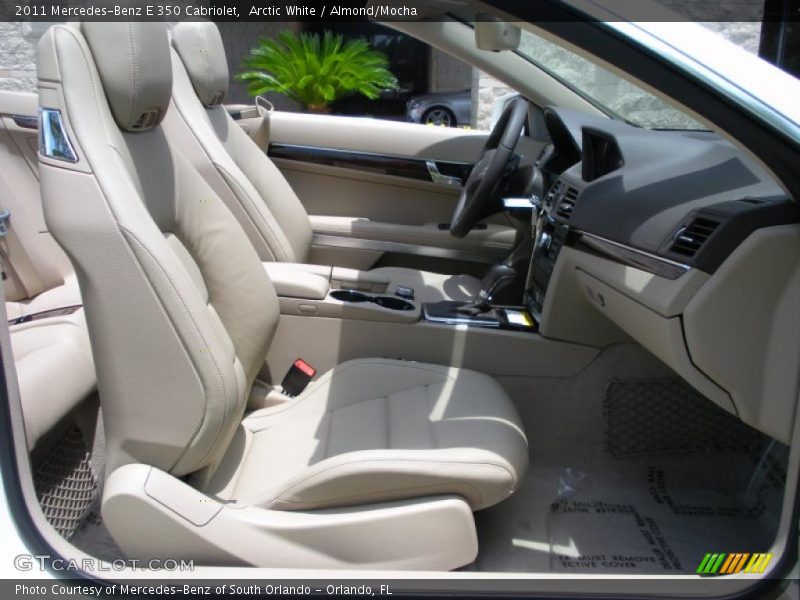 Arctic White / Almond/Mocha 2011 Mercedes-Benz E 350 Cabriolet