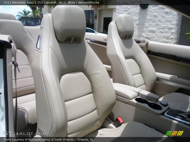 Arctic White / Almond/Mocha 2011 Mercedes-Benz E 350 Cabriolet