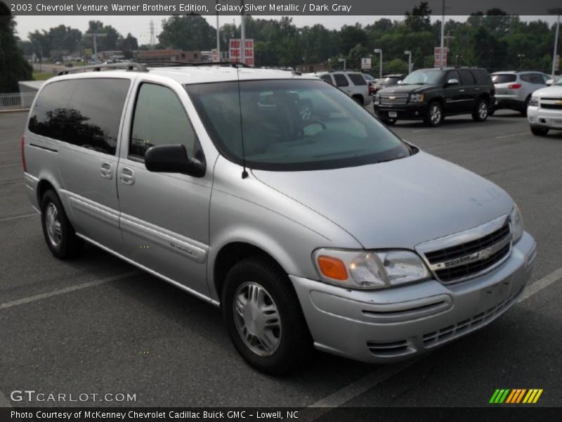 Galaxy Silver Metallic / Dark Gray 2003 Chevrolet Venture Warner Brothers Edition