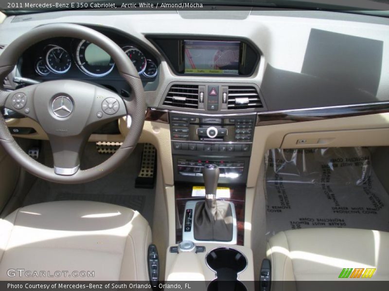 Arctic White / Almond/Mocha 2011 Mercedes-Benz E 350 Cabriolet