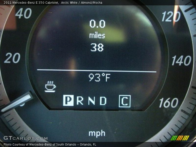 Arctic White / Almond/Mocha 2011 Mercedes-Benz E 350 Cabriolet