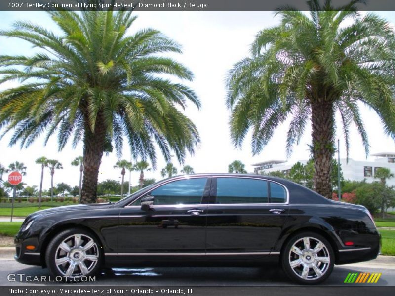 Diamond Black / Beluga 2007 Bentley Continental Flying Spur 4-Seat