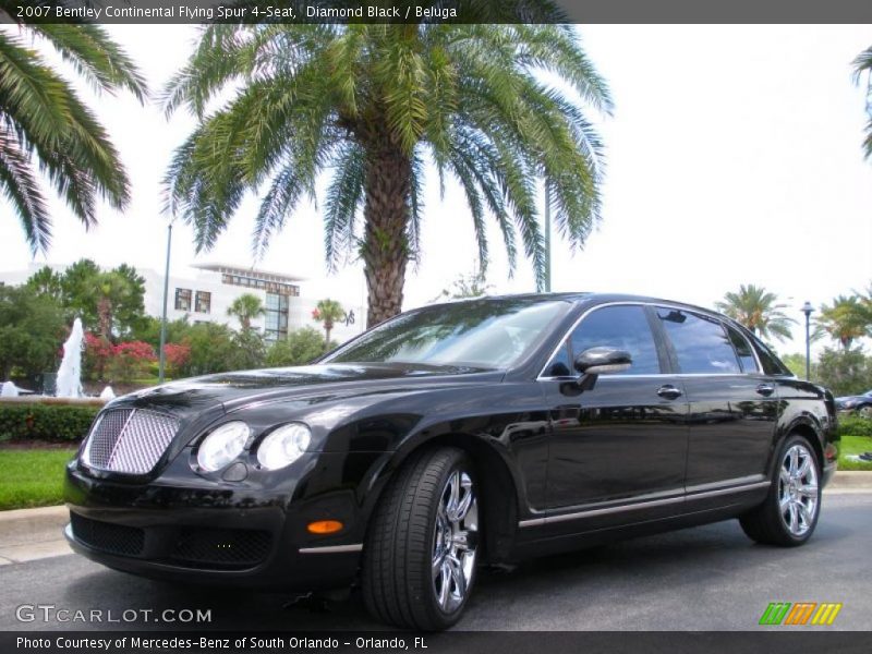 Diamond Black / Beluga 2007 Bentley Continental Flying Spur 4-Seat