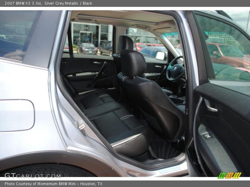 Silver Grey Metallic / Black 2007 BMW X3 3.0si