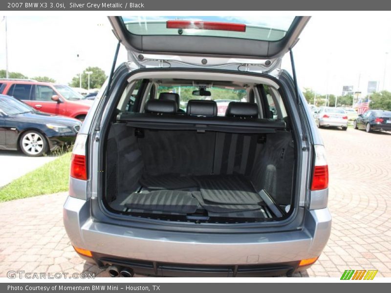 Silver Grey Metallic / Black 2007 BMW X3 3.0si