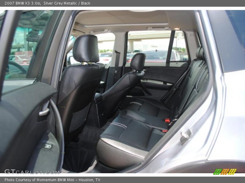 Silver Grey Metallic / Black 2007 BMW X3 3.0si