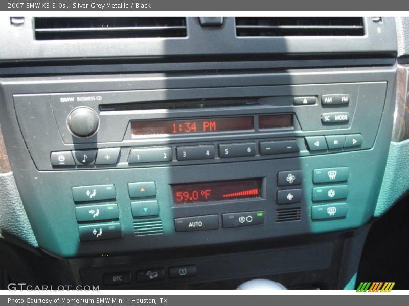 Silver Grey Metallic / Black 2007 BMW X3 3.0si