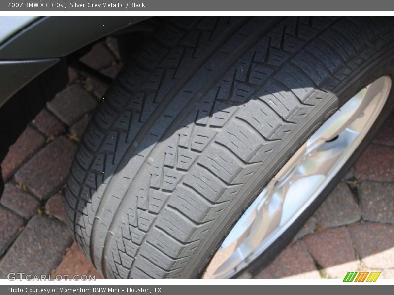 Silver Grey Metallic / Black 2007 BMW X3 3.0si