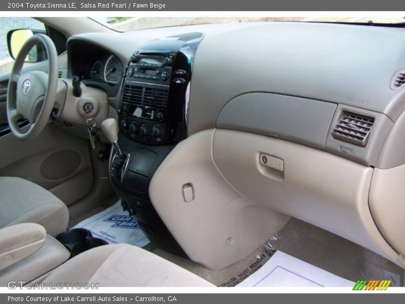 Salsa Red Pearl / Fawn Beige 2004 Toyota Sienna LE