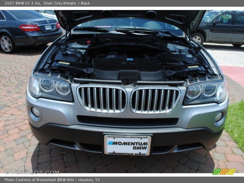 Silver Grey Metallic / Black 2007 BMW X3 3.0si