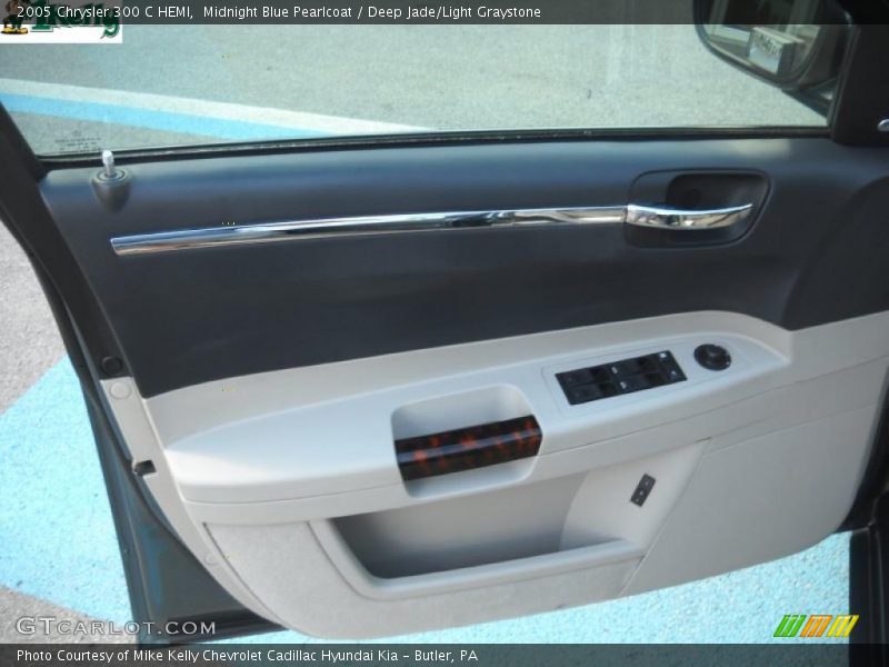Midnight Blue Pearlcoat / Deep Jade/Light Graystone 2005 Chrysler 300 C HEMI
