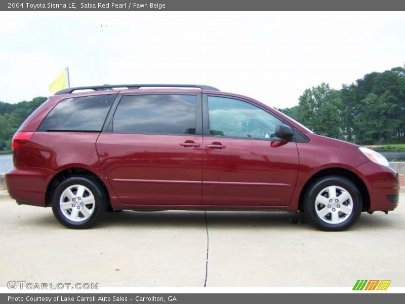 Salsa Red Pearl / Fawn Beige 2004 Toyota Sienna LE