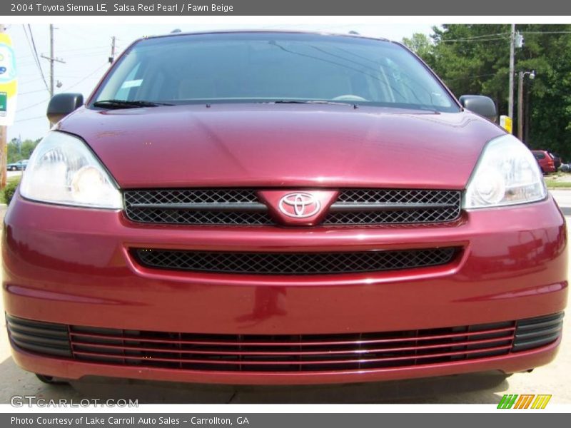 Salsa Red Pearl / Fawn Beige 2004 Toyota Sienna LE