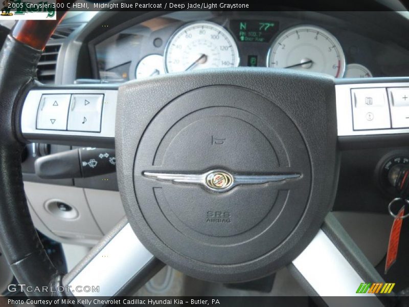 Midnight Blue Pearlcoat / Deep Jade/Light Graystone 2005 Chrysler 300 C HEMI