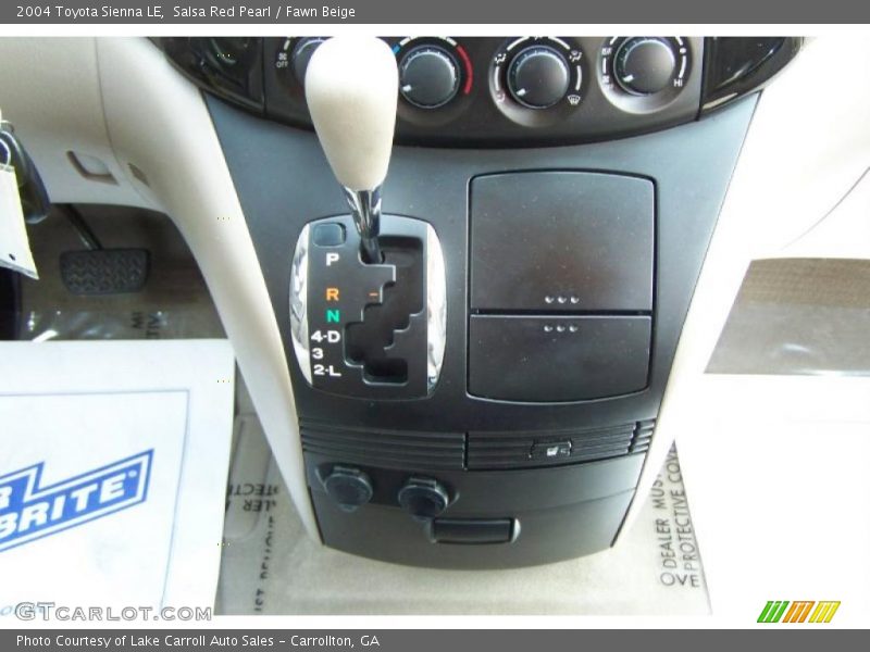 Salsa Red Pearl / Fawn Beige 2004 Toyota Sienna LE