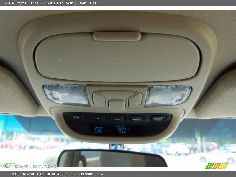 Salsa Red Pearl / Fawn Beige 2004 Toyota Sienna LE