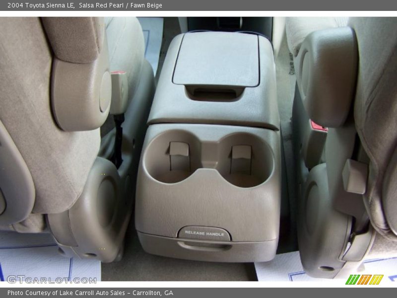 Salsa Red Pearl / Fawn Beige 2004 Toyota Sienna LE